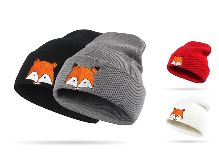 ADK Embroidery Men Women'S Cap Cartoon Fox  Fashion Brand 2018 New Casual High Quality Hat _01