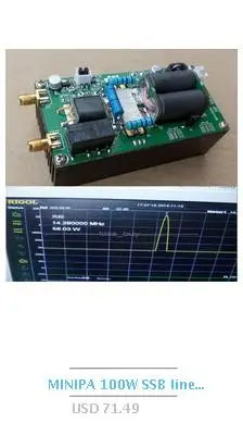 Радио RF усилитель мощности плата трансивера преобразования Макс 70 Вт для RA30H4047M RA60H4047M Ham VHF рация Новинка