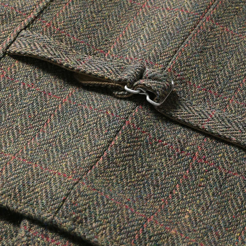 60% OFF MJ-0003 Read Description! Asian size vintage 70% wool vest 480 GSM mens casual vest