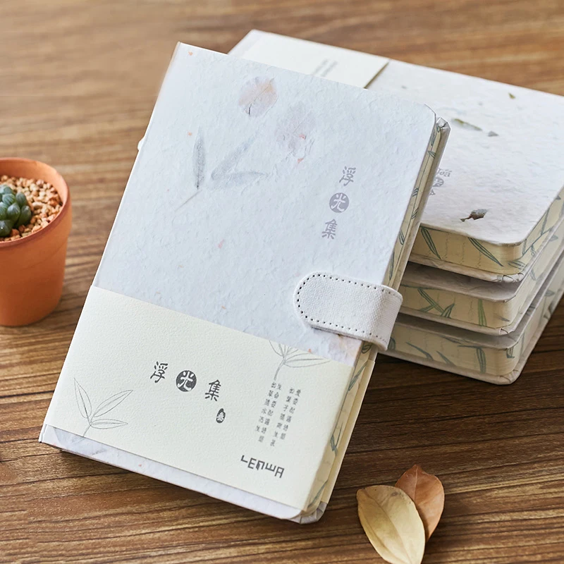 

LENWA Floating Light Set Student Notebook A5 Magnetic Buckle Notebook 1PCS