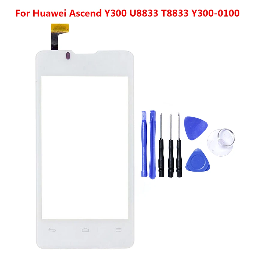Внешнее стекло с сенсорным экраном для huawei Ascend Y300 U8833 T8833 Y300-0100 Сенсорная панель