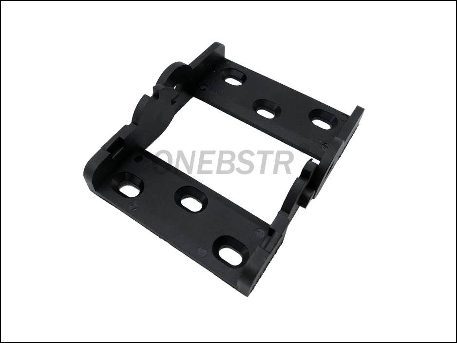 JFLO One Pair of 15x50mm Drag Chain End Joints Connectors Plastic Towline Fitting Wire Carrier Cable Drag Chain 8