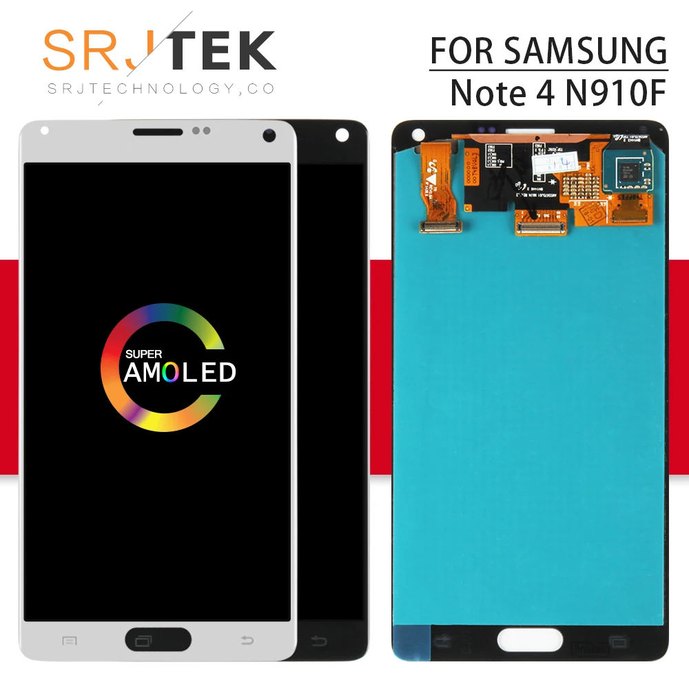

AMOLED/OLED Screen For Samsung Galaxy Note 4 Edge LCD N915F Display Touch Digitizer Sensor Glass Assembly For N915 LCD N9150
