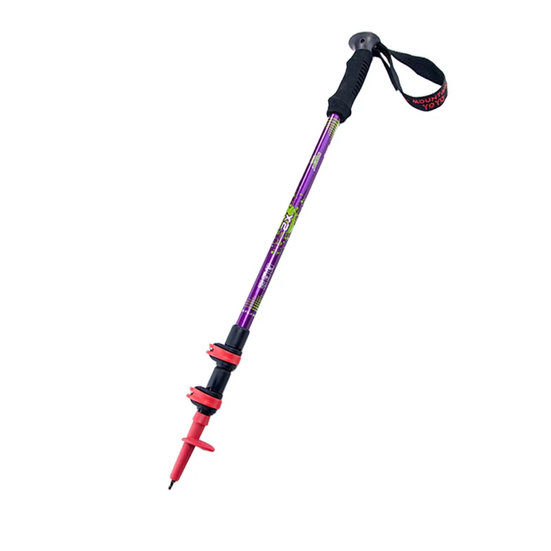 ФОТО MOUNTAIN YOYO Lightweight Trekking Pole Adjustable Height and Non Slip 3-Section Walking cane Walking Stick walking poles#X2LHJ7