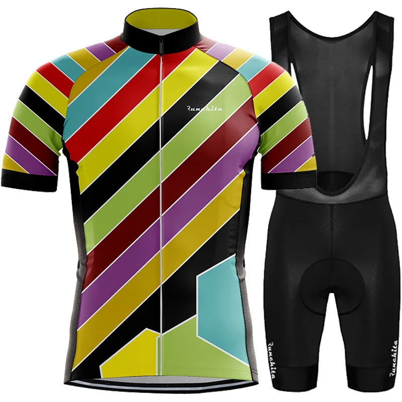 

Cycling jersey set 2019 RUNCHITA summer short sleeve set go pro bike cycling jersey clothing bicycle triathlon shirt wear clothe