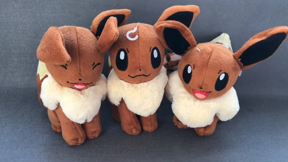 

Tomy Eevee 8" stuffed animal plush 3style pick cute