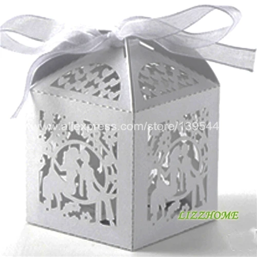 60pcs Lot Silver White Wedding Favor Bo Shape For Weddings 60pcs Lot Silver White Wedding Favor Bo Shape For Weddings Anniversary Party