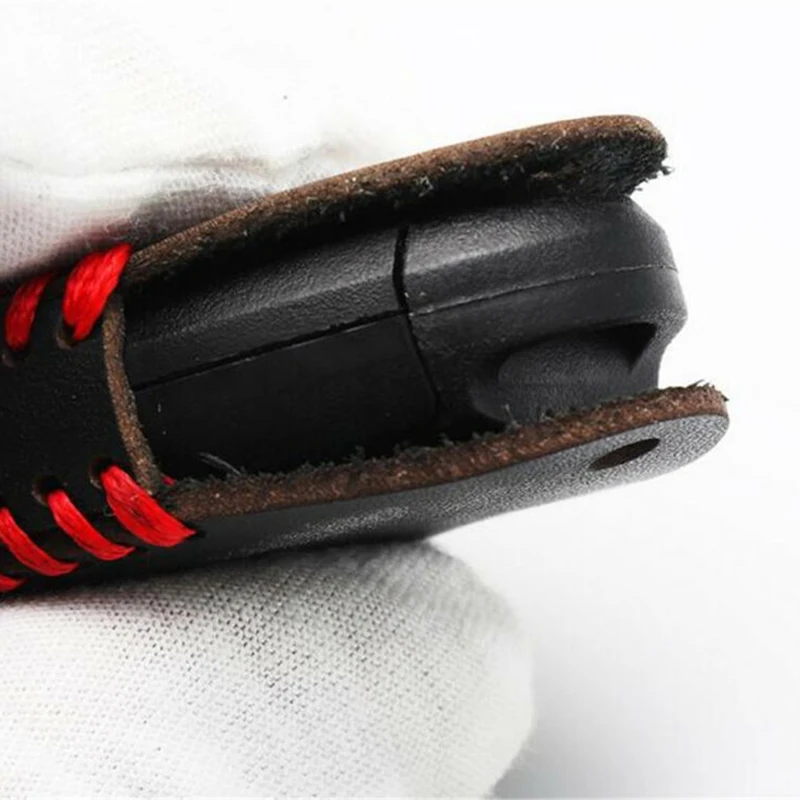 Сумка Smart Key чехол кожаный Аксессуары Черный Красный Автомобильный корпус