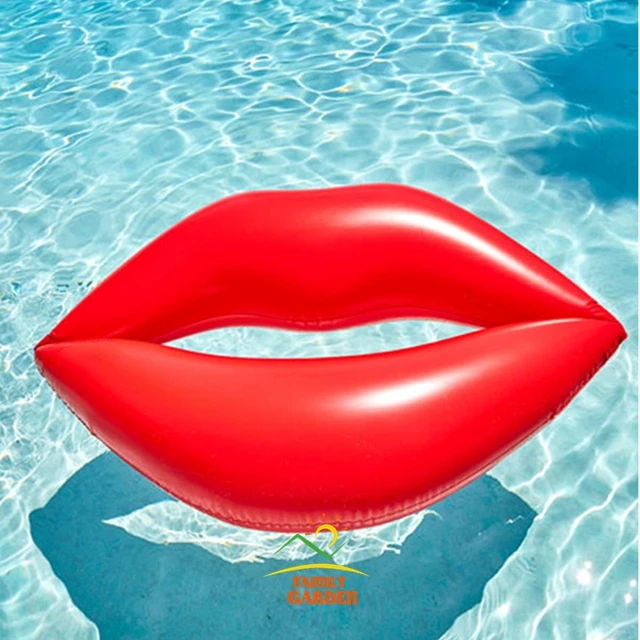 Plage piscines flotteurs De Natation Anneaux Gonflable Radeau Accessoires Géant Gonflable Flaming Lips Piscine Jouet Baiser