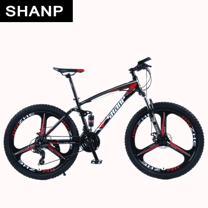 SHANP Mountain Bike Steel Frame Full Suspension Frame Mechanical Disc