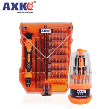 AXK 35 in 1 Screwdriver Set Home Useful Multi Tool Multi-Bit Tools Repair Torx Screw Driver Screwdrivers Kit Hand Tools professional multi tools 47 in 1 kit hand opening repair tool kit screwdrivers set for iphone sumsang free shipping jm 8146