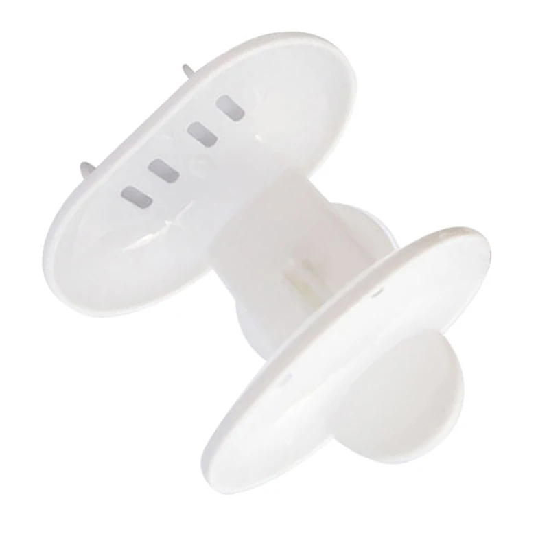 Double Soap Dish Strong Suction Soap Holder Cup Tray for Shower Bathroom (White) Double Soap Dish Strong Suction Soap Holder Cup Tray for Shower Bathroom (White)