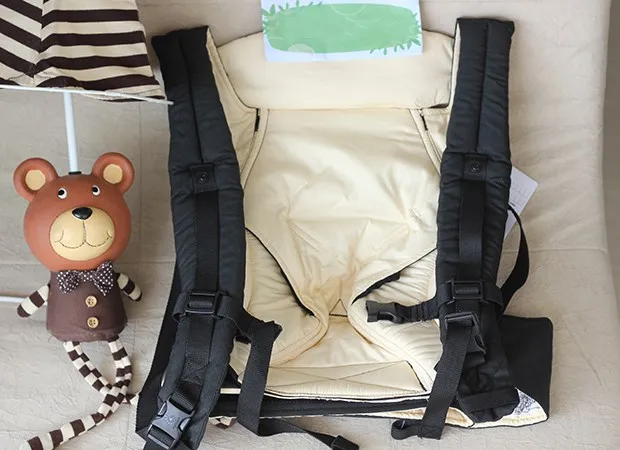 Американский Четырехпозиционный 360 Детский рюкзак-кенгуру, многофункциональный дышащий рюкзак-кенгуру для детей, слинг-кенгуру - Цвет: 360 white and black