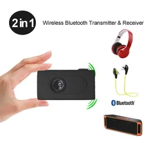 2 в 1 Bluetooth V4.2 передатчик приемник беспроводной A2DP 3,5 мм стерео аудио музыкальный адаптер с aptX& aptX низкой задержкой