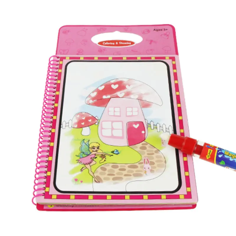 6-Colors-Magic-Water-Drawing-Book-Coloring-Book-Doodle-with-Magic-Pen-Painting-Board-Juguetes-For (4)