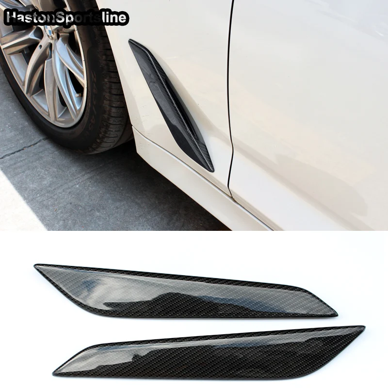 For BMW G30 Carbon Fiber Side Door Fender Air Fender Vent Decoration