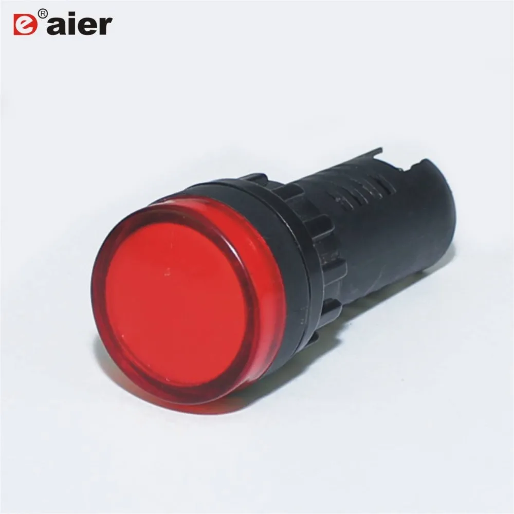 

100PCS AD16-22DS 22MM Indicator Light Plastic Power Signal Lamp With Screw Terminal