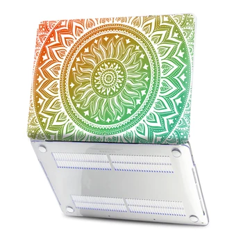 

Gradient Color Totem Retro New Hard Cover Case Hot Replace Shell Case For Mac Book Air 11 12 13 15 Pro 13 15 With/not Touch Bar