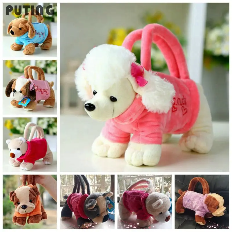 

Zakka Cartoon Storage Bag Pencil Case Organizer 3D Dog Bags Kid Toys Handbag Plush Bags Coin Phone Bag Cute Child Gift XHH8157
