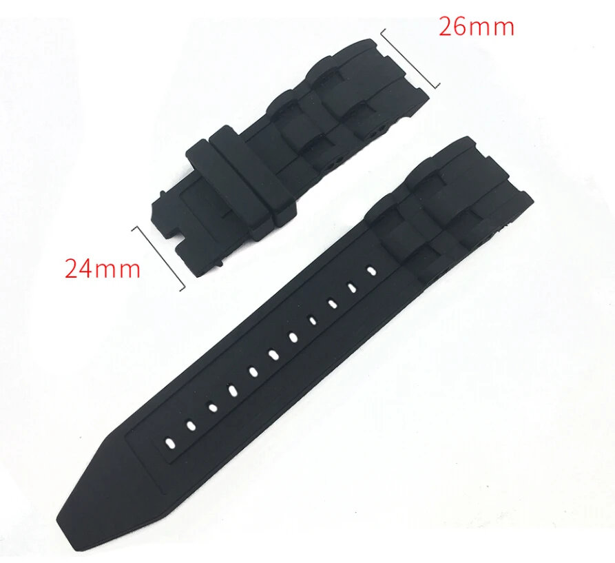 Us 12 94 Off 26mm Silicone Rubber Watchband Black Luxury Men S Wristband Watch Bracelet Replacement Strap No Buckle For Invicta Pro Diver In Us 12 94 Off 26mm Silicone Rubber Watchband Black Luxury Men S Wristband Watch Bracelet Replacement Strap No Buckle For Invicta Pro Diver In