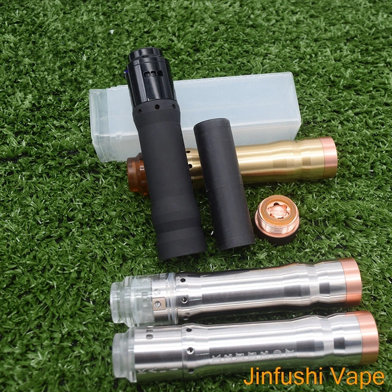 

Kennedy Vindicator 25 Mechanical Mod Kit with QP Design KALI V2 RDA 18650/20700/21700 Battery 26mm Diamater 510 E Cigarette Kit
