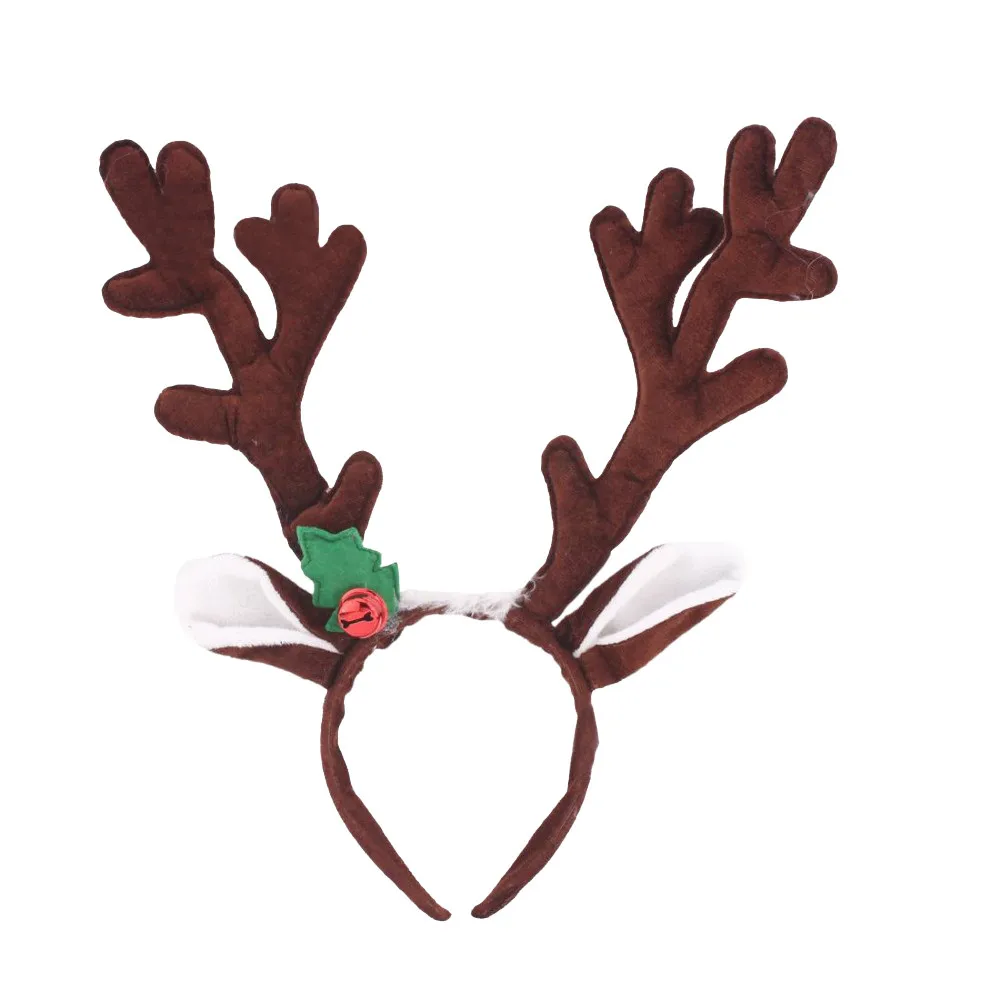 Christmas Headband Christmas Deer Horns Headband Fawn Reindeer Headgear Antlers Hair Accessory Christams and Easter Pa