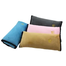 Kfckey автомобильный ремень безопасности ремень Обложка Наплечная Подушка Мягкий Сон для малыша ребенка коричневый