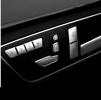 

12pcs ABS Seat Memory Lock Unlock Switch Button Cover Trim For Mercedes Benz A B CLA/GLA E Class W212 GLK/GLE/ML/GL