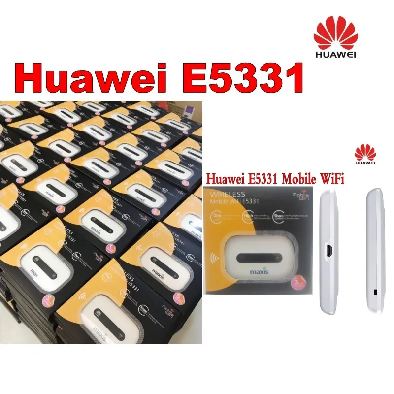 Оригинальные разблокировать HSPA + 21,6 Мбит/с HUAWEI E5331 низкая цена карман Wi-Fi 3g Беспроводной маршрутизатор с Сим слот для карт