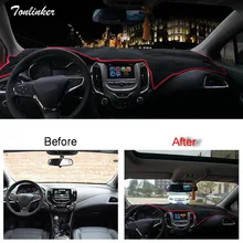 Tonlinker чехол наклейки для Chevrolet Cruze 1 шт. DIY искусственный плюш украшение приборной панели анти насадка против загрязнений pad