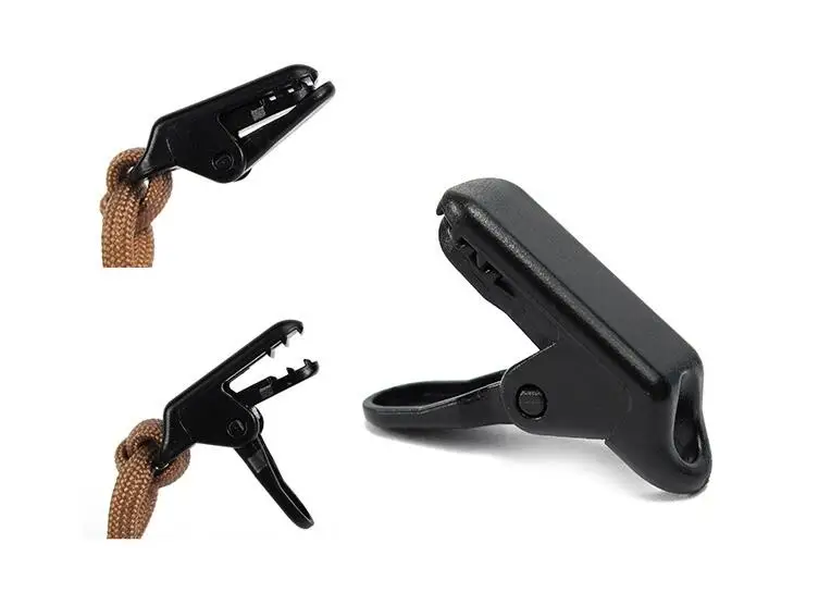 

EDCGEAR 10PCS/SETS Tent pull point Clip Outdoor camping tent alligator clip pull point hook buckle multi tool