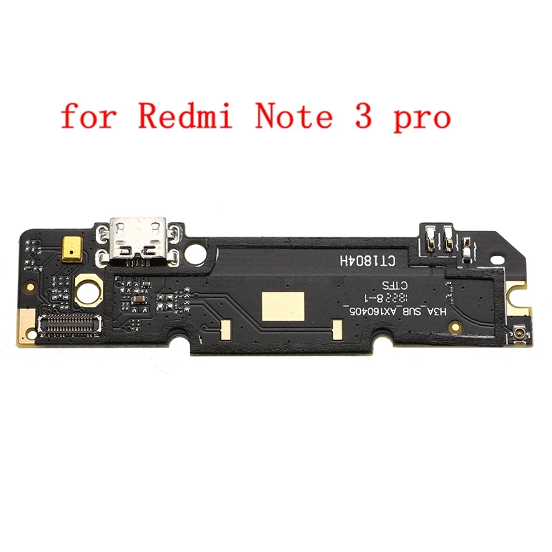 Usb-порт для зарядки, гибкий кабель, соединитель для Xiaomi Redmi Note 3/4/Note 3/4 Pro/4A/5A/4X/2 2A/3 S, микрофонный модуль - Цвет: note 3 pro