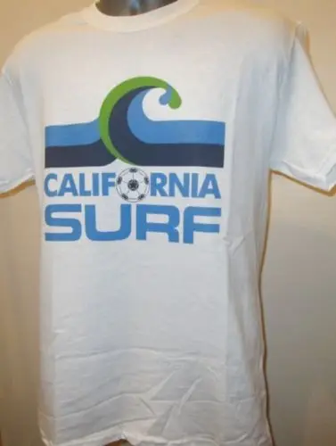 Калифорния Surf Спортивная футболка в стиле ретро 70 s Футбол насл W060 LA ацтеков NY |