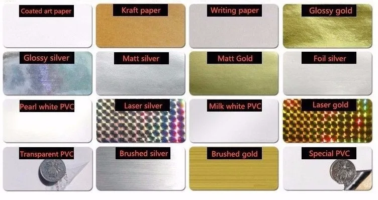 Etiquetas de papel de impressão colorida brilhante,
