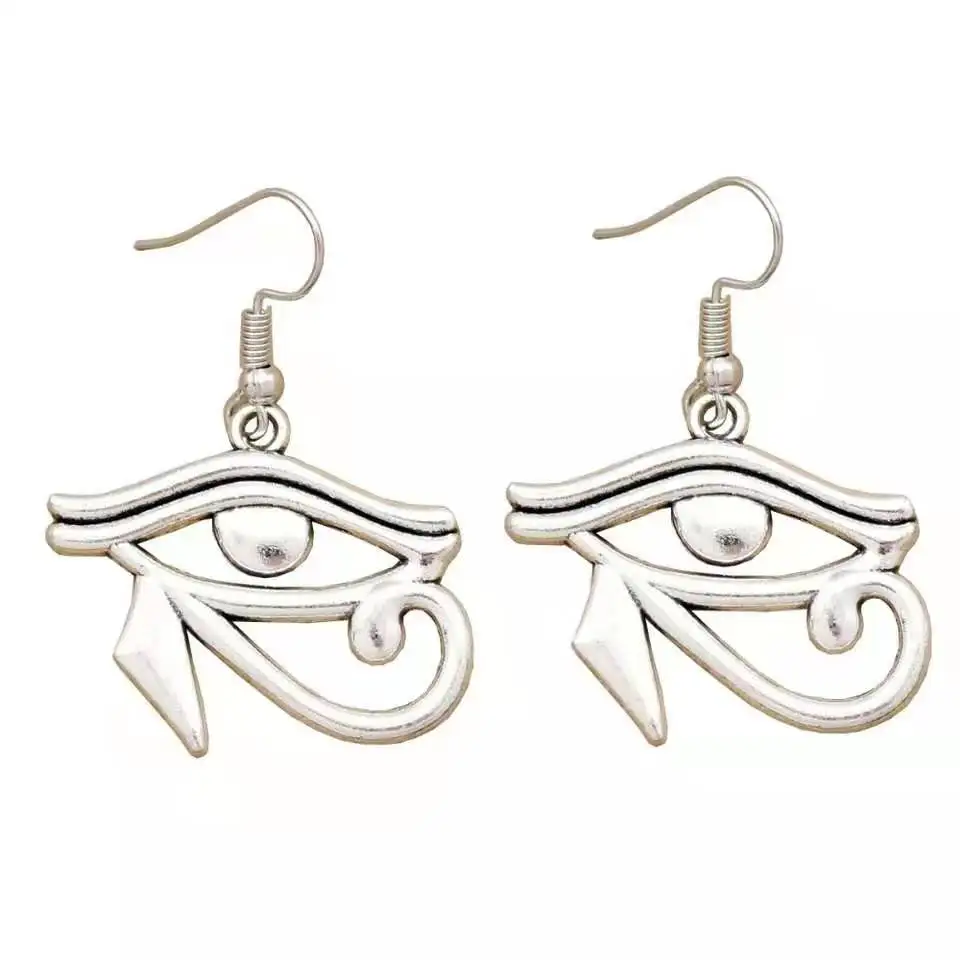 

Egypt Cleopatra Wedjat Eye of Horus Ra Dangle Earrings For Women Jewelry Gift Wicca Amulet Egyptian Eye Drop Dangle Earrings