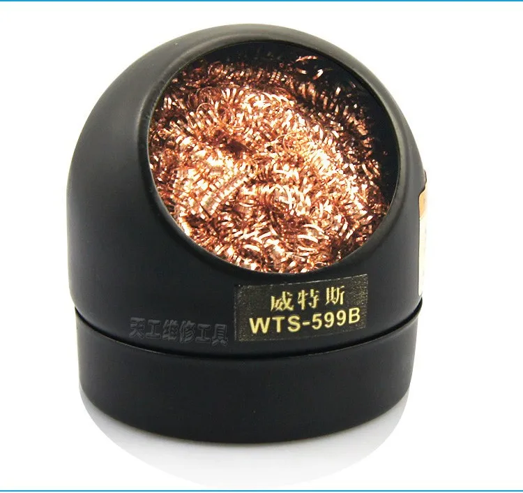 

High Quality Soldering Iron Tip Cleaner with Wire Sponge Detin Tools Clean Copper wire BGA tool