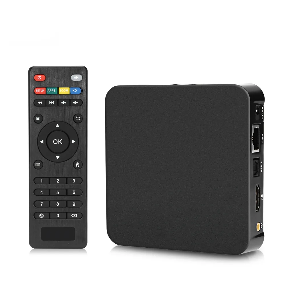 

Z - Pro TV Box Android 7.1 Support 4K 2.4GHz WiFi Amlogic S905X Cortex A53 HDMI2.0 64Bit 1.5GHz Core 2G RAM 8G ROM