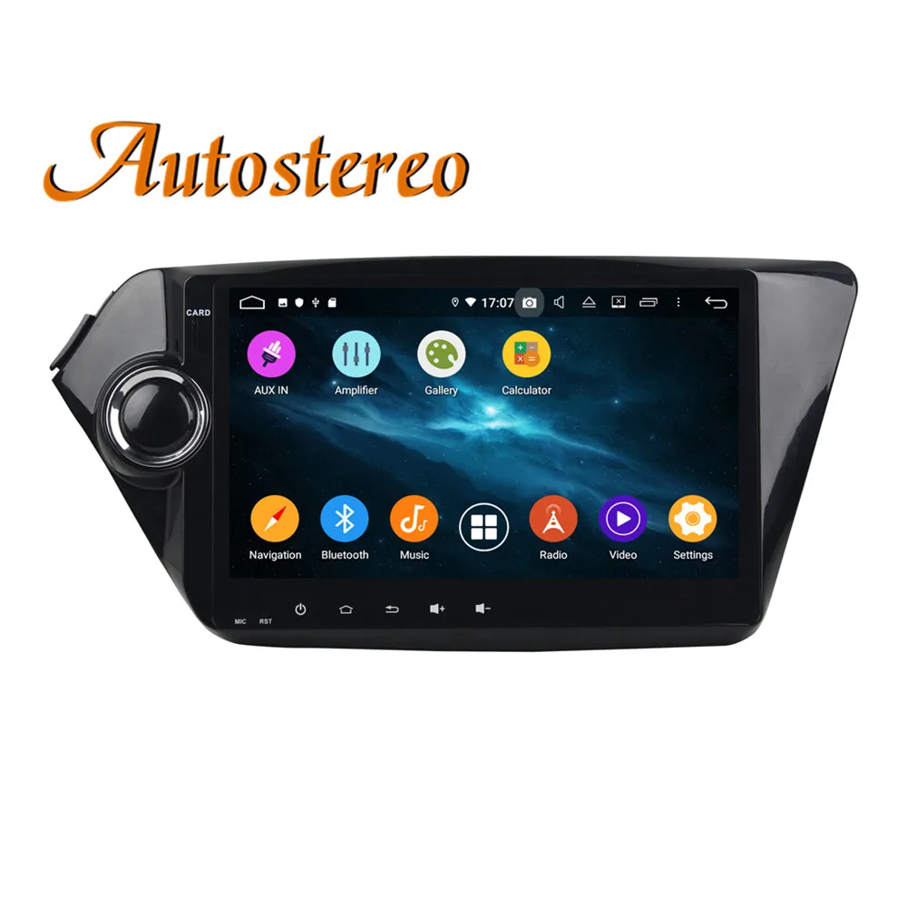 Excellent Android 9 Max 64GB Car DVD Player GPS navigation For Kia K2 RIO 2010-2017 head unit multimedia player radio tape recorder stereo 5