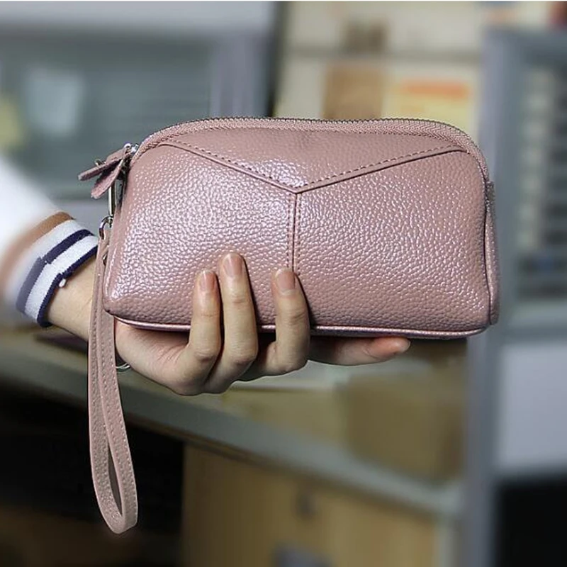 Genuine Leather Bag Women Clutches Casual Female Tote Women Bags Versatile Women Messenger Bags Mini Cross Body Bags LB494