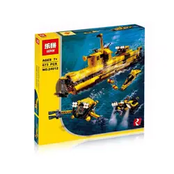 2017 Горячие 24012 creativo EL submarino Barco комплект Ninos educativos bloques де construccion ladrillos Juguetes Modelo 4888