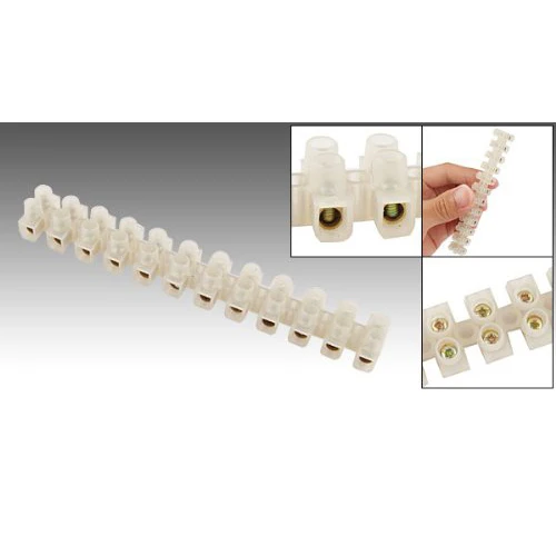 Promotion ! 400V 20A Double Row 12 Postions Screw Terminal Barrier