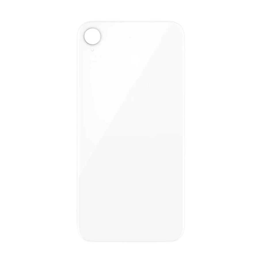 Для Apple iPhone XR батарея стеклянная крышка Задняя панель Задняя Дверь Корпус чехол для iPhone XR Задняя стеклянная крышка Запасные части - Цвет: Белый