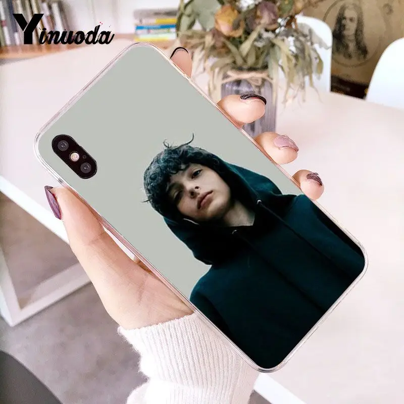 Yinuoda tv Finn Wolfhard Stranger Things TPU Мягкий силиконовый чехол для телефона для iPhone 8 7 6 6S Plus X XS MAX 5 5S SE XR 10 - Цвет: A15