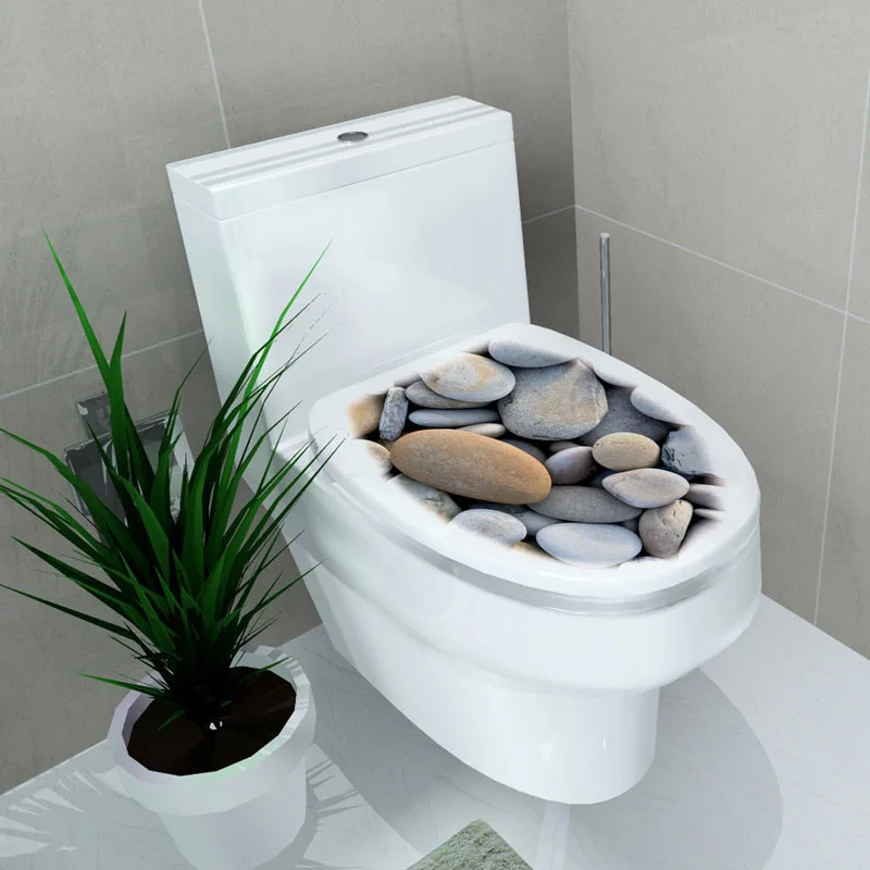 

[Fundecor] 20 style toilet wall stickers waterproof removable bathroom home decor decals cat dog animals diy vinyl self-adhesive