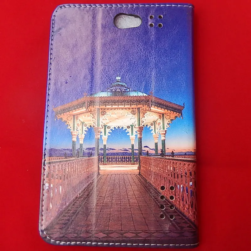 

Myslc Tri-folding Printed PU leather case Cover For Irbis TZ725 7 Inch Tablet