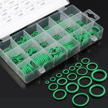 

270Pcs 18Sizes Kit Car Air Conditioning Auto A/C Repair HNBR Rubber ORings Set