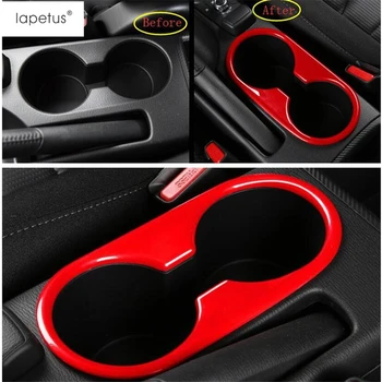 

Lapetus Accessories Fit For Mazda CX-3 CX3 2015 2016 2017 2018 Center Front Water Cup Holder Decoration Molding Cover Kit Trim