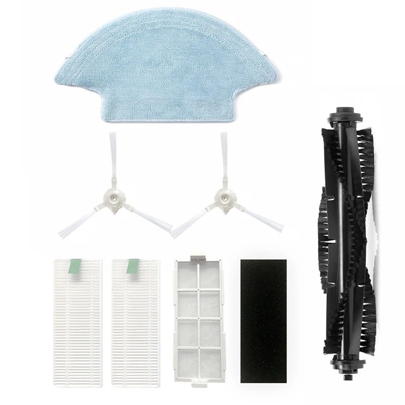 

1 Kit Brushes+Filter+Sponge+Fine Fiber Rag For 360 S6 Sweeper Accessories Tool