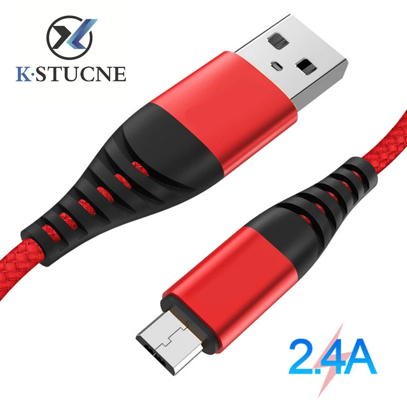 

Quick Charge 2.4A Micro USB Cable Fast Charging Microusb Cables For Samsung S7 Xiaomi Redmi Note 5 Android Phone Data Sync Cord