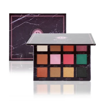 

12 Color Matte Shimmer Eyeshadow Palette Waterproof Easy to Wear Eye Shadow Long Lasting Makeup Cosmetics